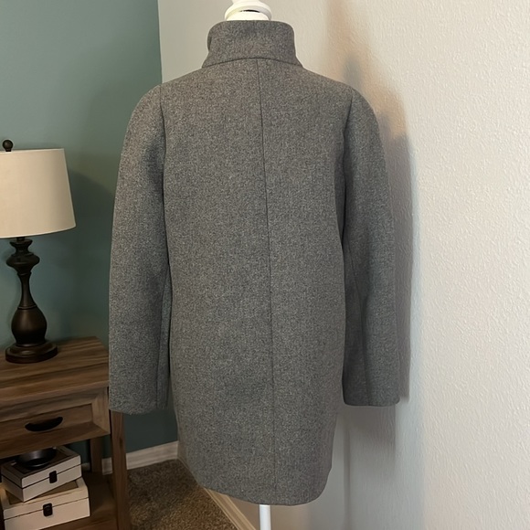 JCrew Factory Mercantile City Wool Coat Grey Size 4 - Picture 5 of 16